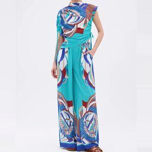 Ashtin Printed Palazzo Wide Leg Pant